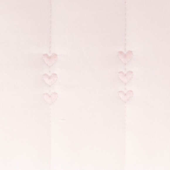 SHABBY CHIC Embroidered Little Hearts Quilt Set - Picture 3 of 4